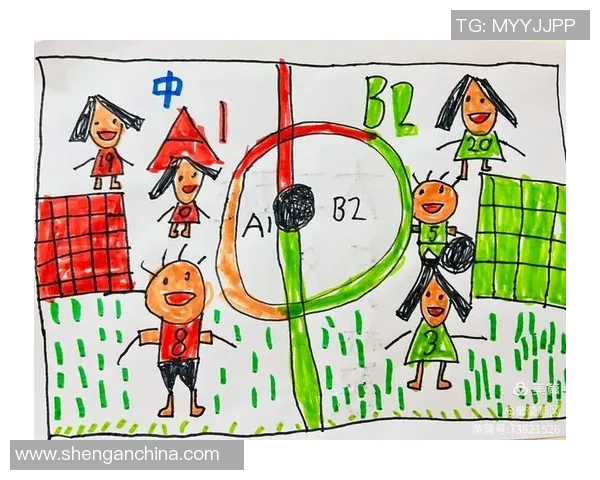 幼儿绘画展现足球明星与小行被的梦想与激情